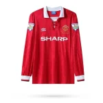 Manchester United 1992/94 Home Champion Long Sleeves Retro Jersey