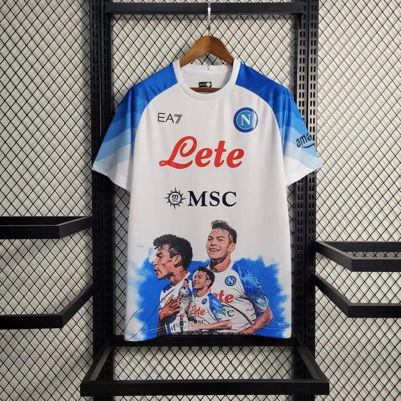 Napoli 2023/24 Champion Edition Jersey White