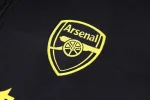 Arsenal 2023-24 Half-Zip Tracksuit Black