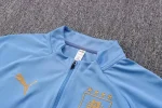 Uruguay 2022-23 Half-Zip Tracksuit Blue