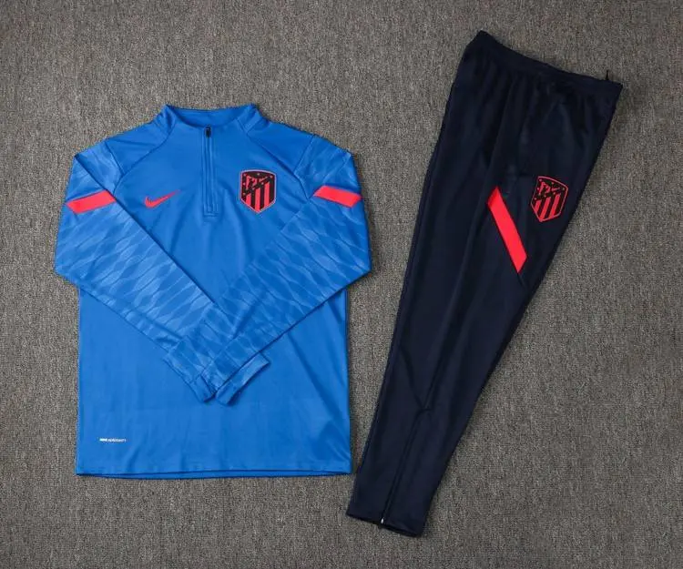 Atletico Madrid 2021-22 Jacket Tracksuit Blue