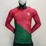 Portugal 2022/23 Home Long Sleeves Player Version Jersey