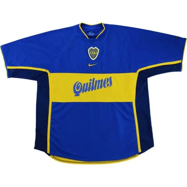 Boca Juniors 2001-02 Home Retro Jersey