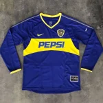 Boca Juniors 2003-2004 Home Long Sleeves Retro Jersey