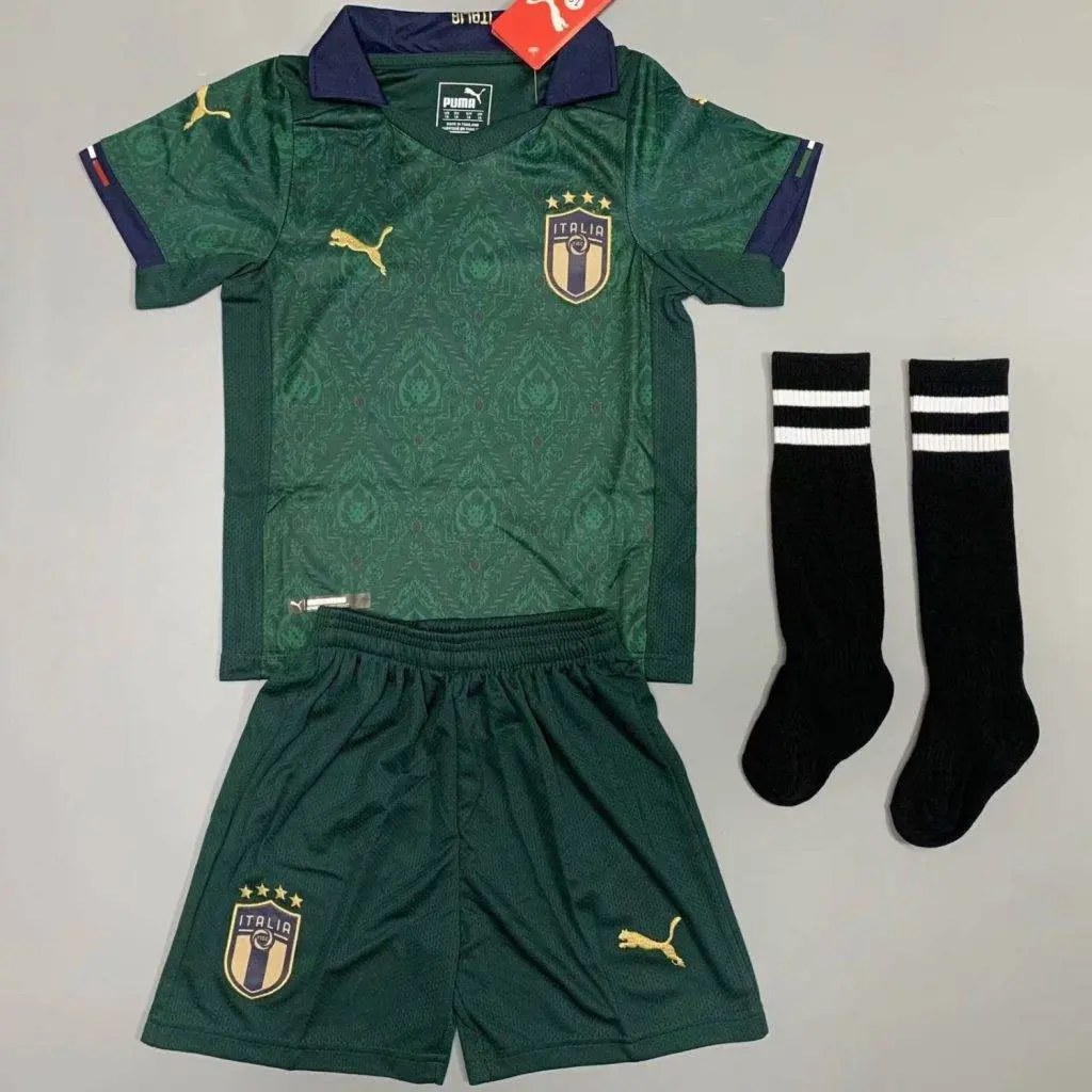 Italy 2021 Third Kids Jersey And Shorts Kit