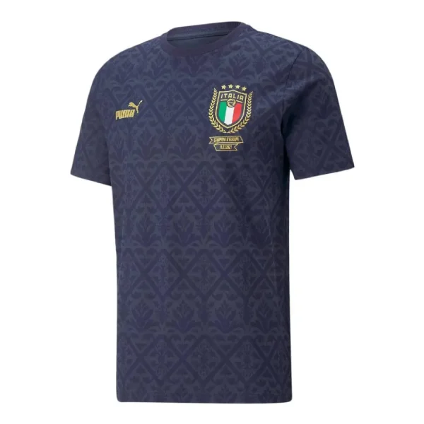 Italy 2021 Figc Winner Jersey - Navy