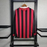 AC Milan 2009/10 Home Long Sleeves Retro Jersey