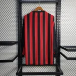 AC Milan 2013/14 Home Long Sleeves Retro Jersey