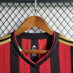 AC Milan 2013/14 Home Long Sleeves Retro Jersey