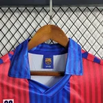 Barcelona 1991/92 Home  Long Sleeve Retro Jersey