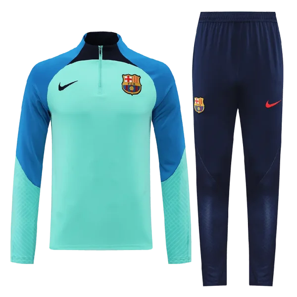 Barcelona 2022-23 Jacket Tracksuit Cyan