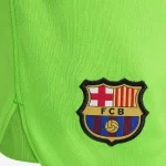 Barcelona 2022/23 Goalkeeper Kids Jersey And Shorts Kit