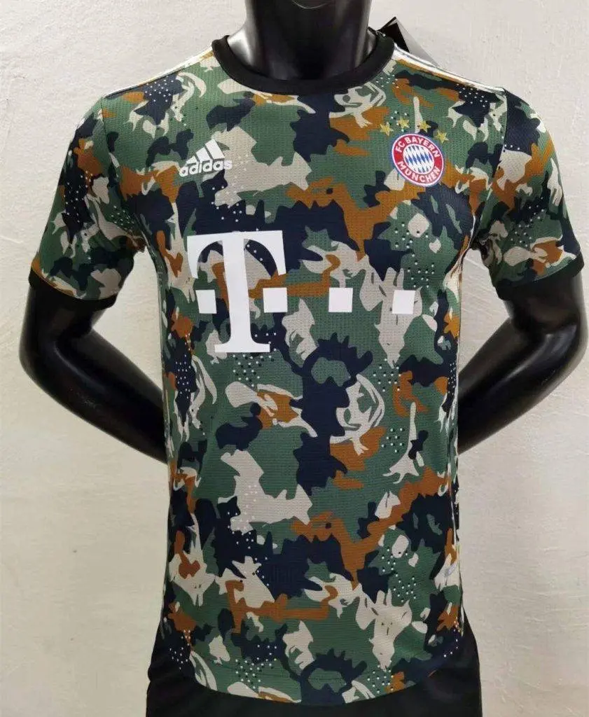 Bayern Munich 2021/22 Camo Player Version Jersey