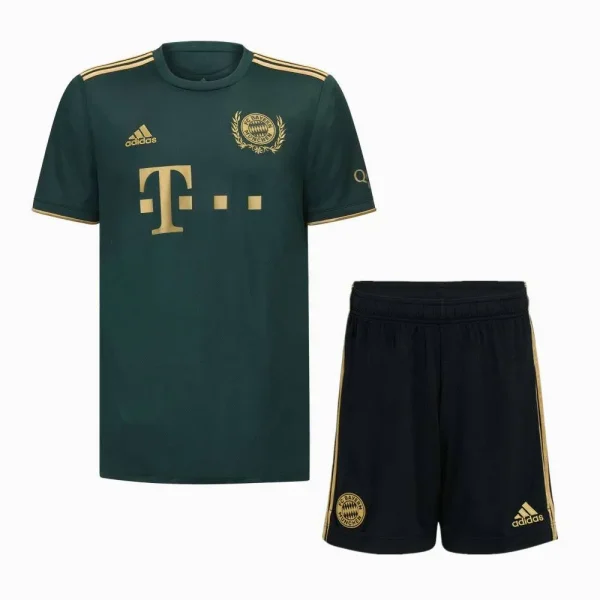 Bayern Munich 2021/22 Fourth Kids Jersey And Shorts Kit