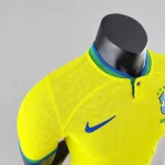 Brazil 2022 World Cup Home Player Version Jersey