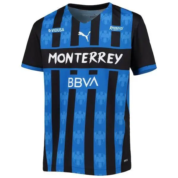 Cf Monterrey Puma Youth 2022/23 Replica Drycell Jersey - Blue