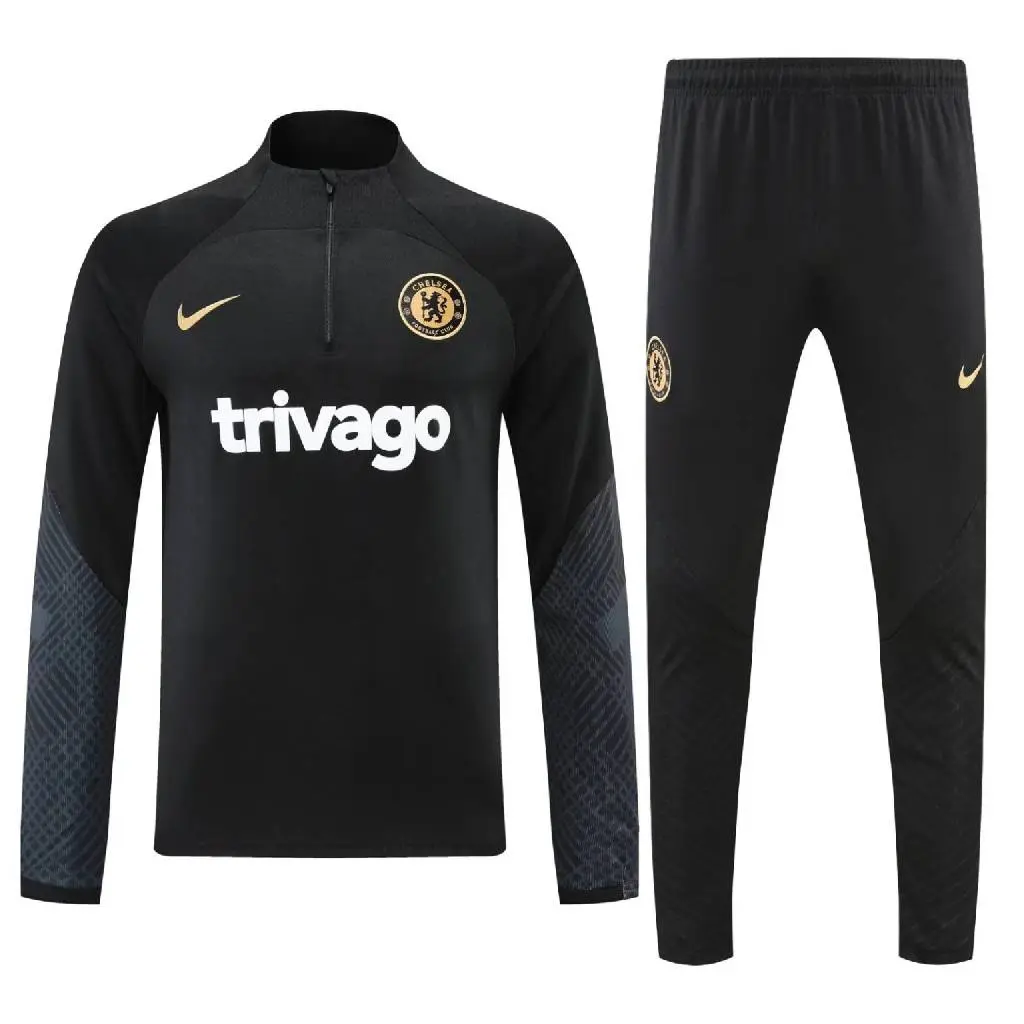 Chelsea 2022-23 Jacket Tracksuit Black