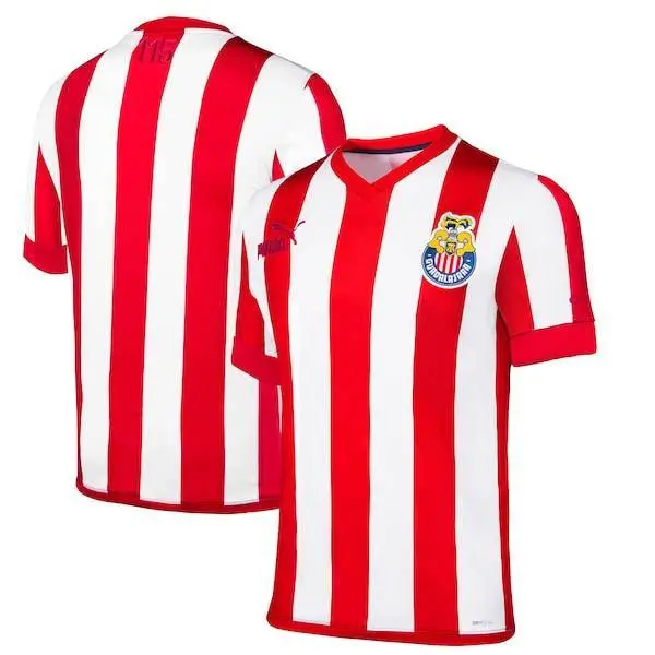 Chivas Puma Youth 115th Anniversary Replica Jersey - Red/white