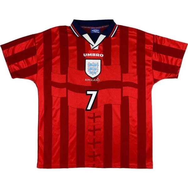 England 1998 Away Beckham Retro Jersey