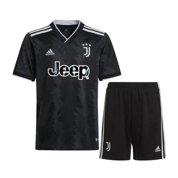 Juventus 2022/23 Away Kids Jersey And Shorts Kit