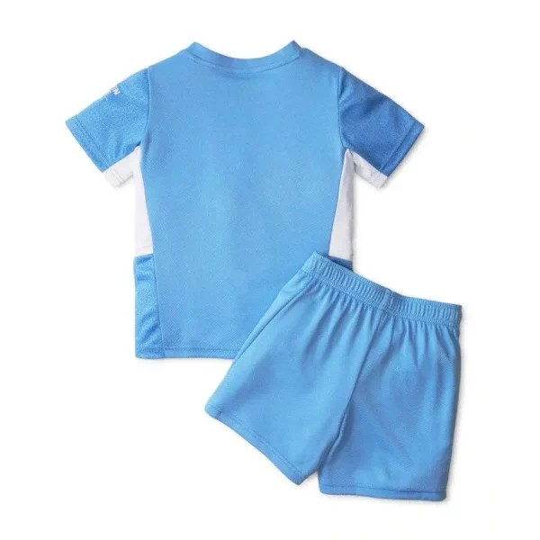 Manchester City 2021/22 Home Kids Jersey And Shorts Kit