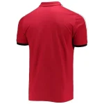 Manchester United Adidas 3 Stripes Primegreen Polo - Red