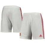 Manchester United Adidas Home Replica Aeroready Shorts - White