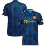 Manchester United Adidas Youth 2021/22 Third Replica Jersey - Blue