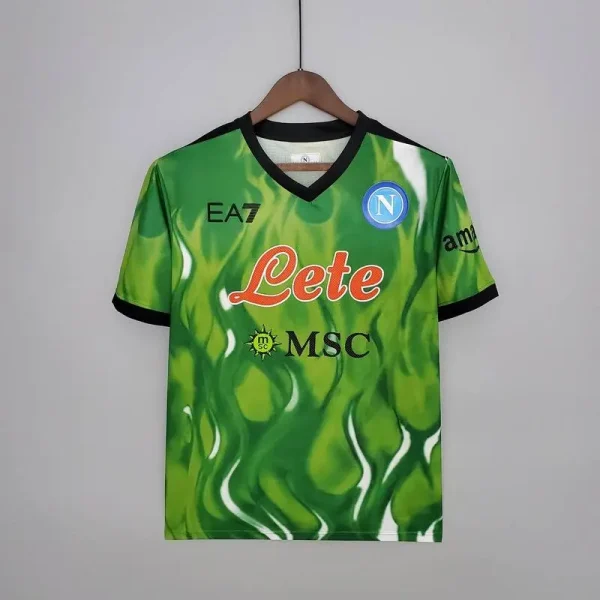 Napoli 2021/22 Halloween Edition Goalkeeper Green Jersey