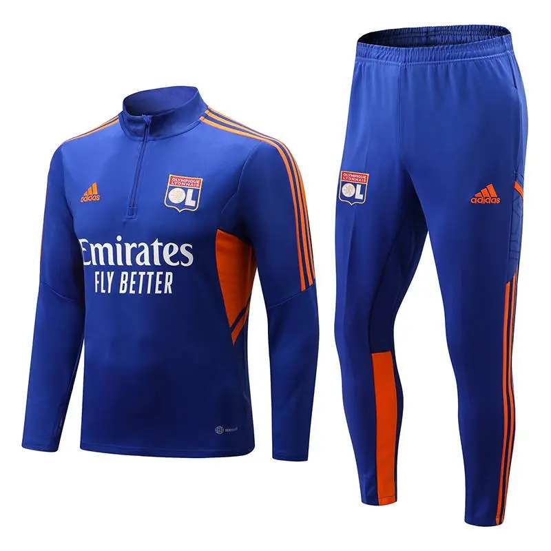 Olympique Lyonnais 2022-23 Half-zip Tracksuit