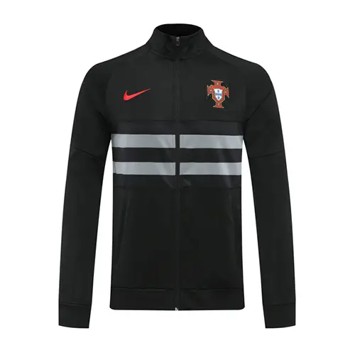 Portugal 2020 Black Tranining Jacket Player Version Jersey