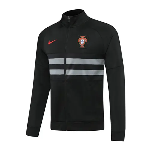 Portugal 2020 Black Tranining Jacket Player Version Jersey