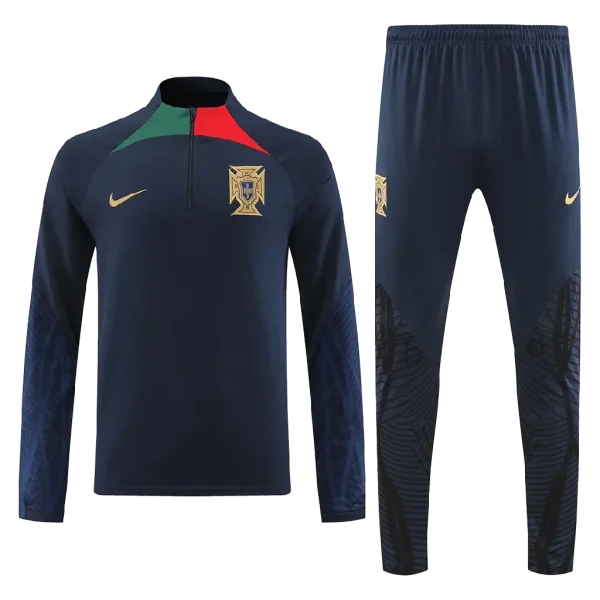 Portugal 2022-23 Half-zip Tracksuit Black