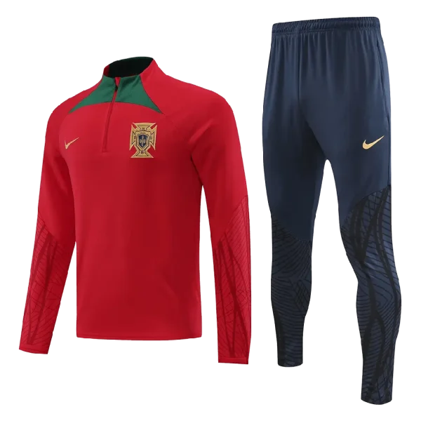 Portugal 2022-23 Half-zip Tracksuit Red