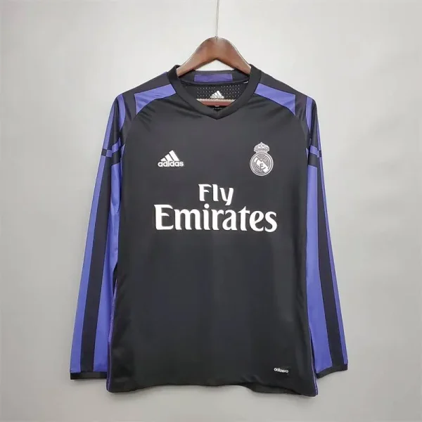 Real Madrid 2015/16 Third Away Long Sleeve Retro Jersey