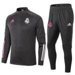 Real Madrid 2021-22 Half-zip Tracksuit Grey