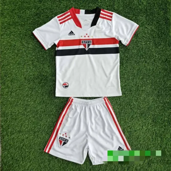 Sao Paulo 2021 Home Kids Jersey And Shorts Kit