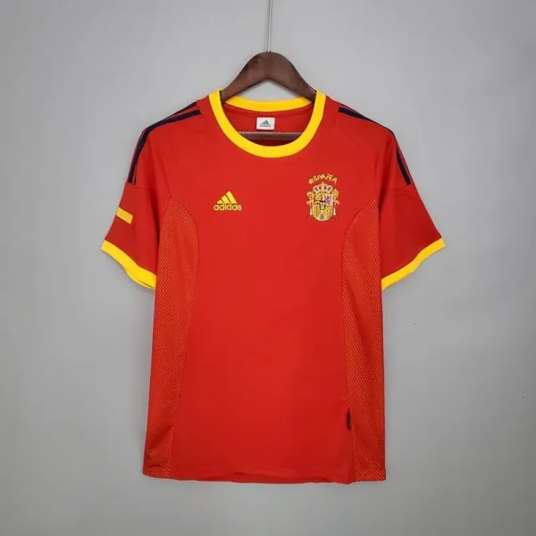 Spain 2002 Home Retro Jersey