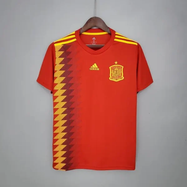 Spain 2018 Home Retro Jersey