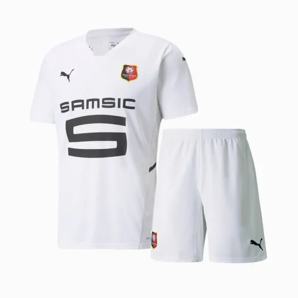 Stade Rennais 2021/22 Away Kids Jersey And Shorts Kit