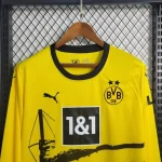 Borussia Dortmund 2023/24 Home Long Sleeves Jersey