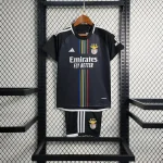 Benfica 2023/24 Away Kids Jersey And Shorts Kit