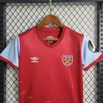 West Ham United 2023/24 Home Kids Jersey And Shorts Kit