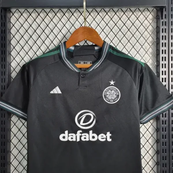 Celtic 2023/24 Away Kids Jersey And Shorts Kit