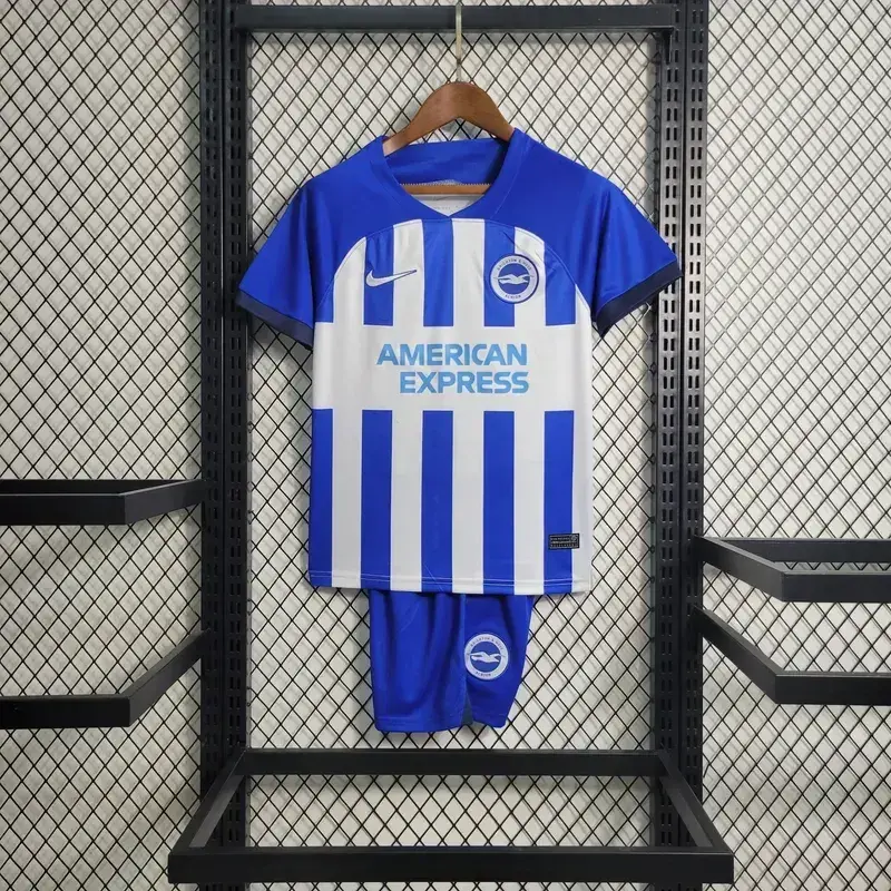 Brighton 2023/24 Home Kids Jersey And Shorts Kit