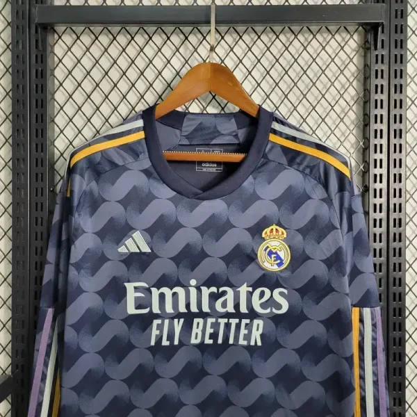 Real Madrid 2023/24 Away Long Sleeves Jersey