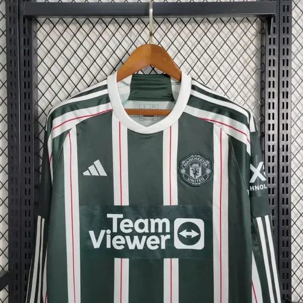 Manchester United 2023/24 Away Long Sleeves Jersey