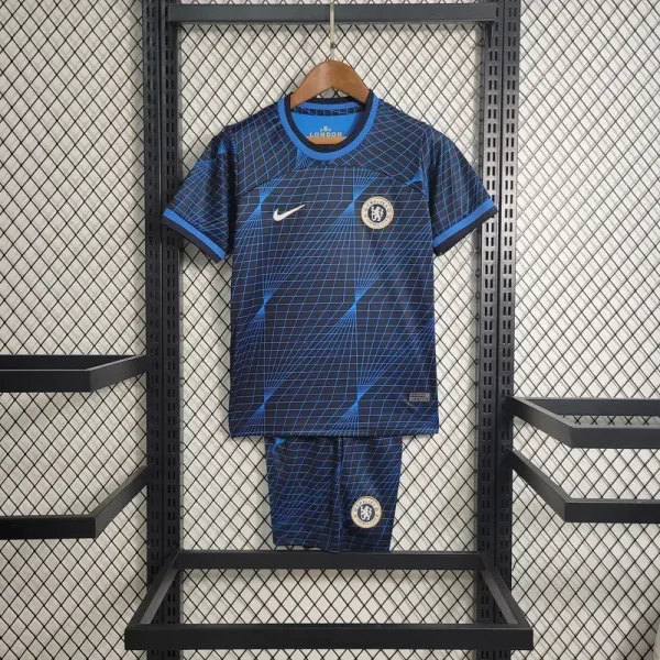 Chelsea 2023/24 Away Kids Jersey And Shorts Kit