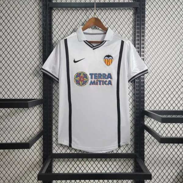 Valencia CF 2000/2001 Home Retro Jersey