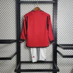 Manchester United 2023/24 Home Long Sleeves Kids Kit